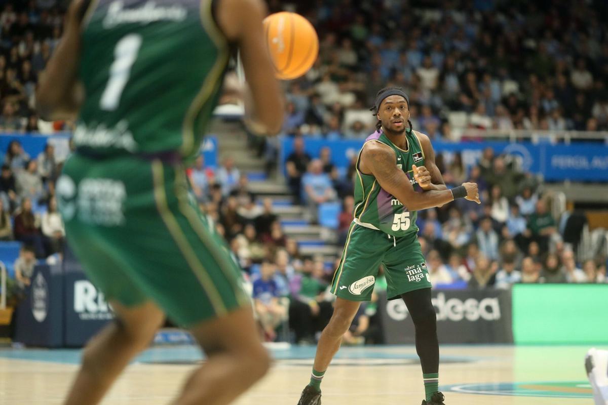 Imágenes del partido entre el Río Breogán - Unicaja de la jornada 14 de la Liga Endesa