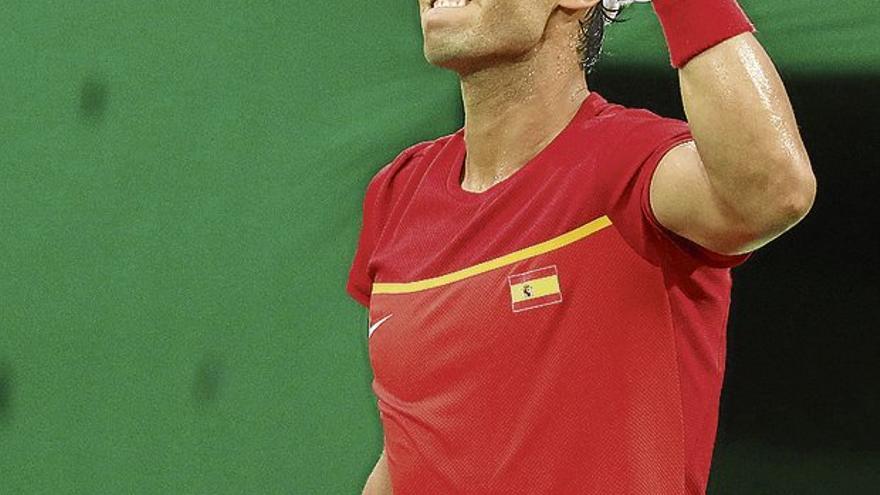 Nadal se muestra en buena forma ante Federico Delbonis