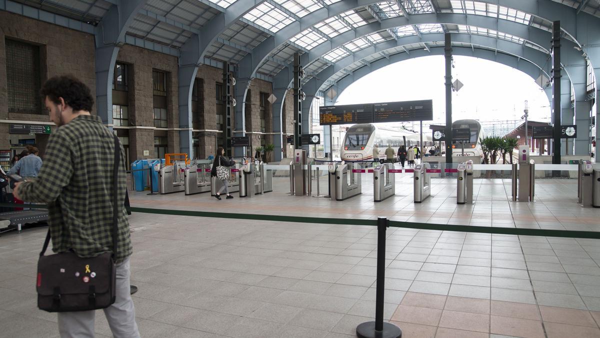 Estación de trenes de A Coruña.