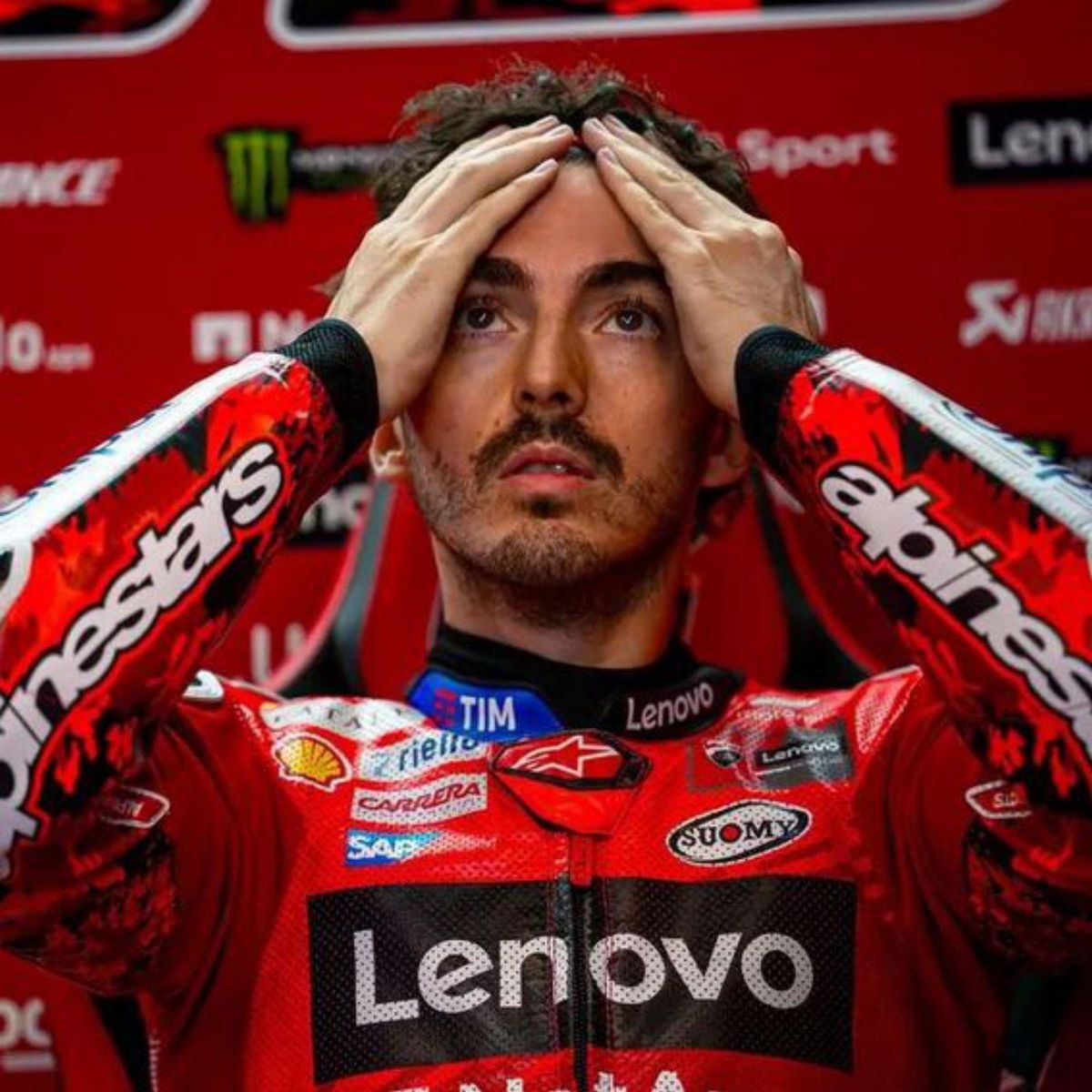 Bagnaia no pot més