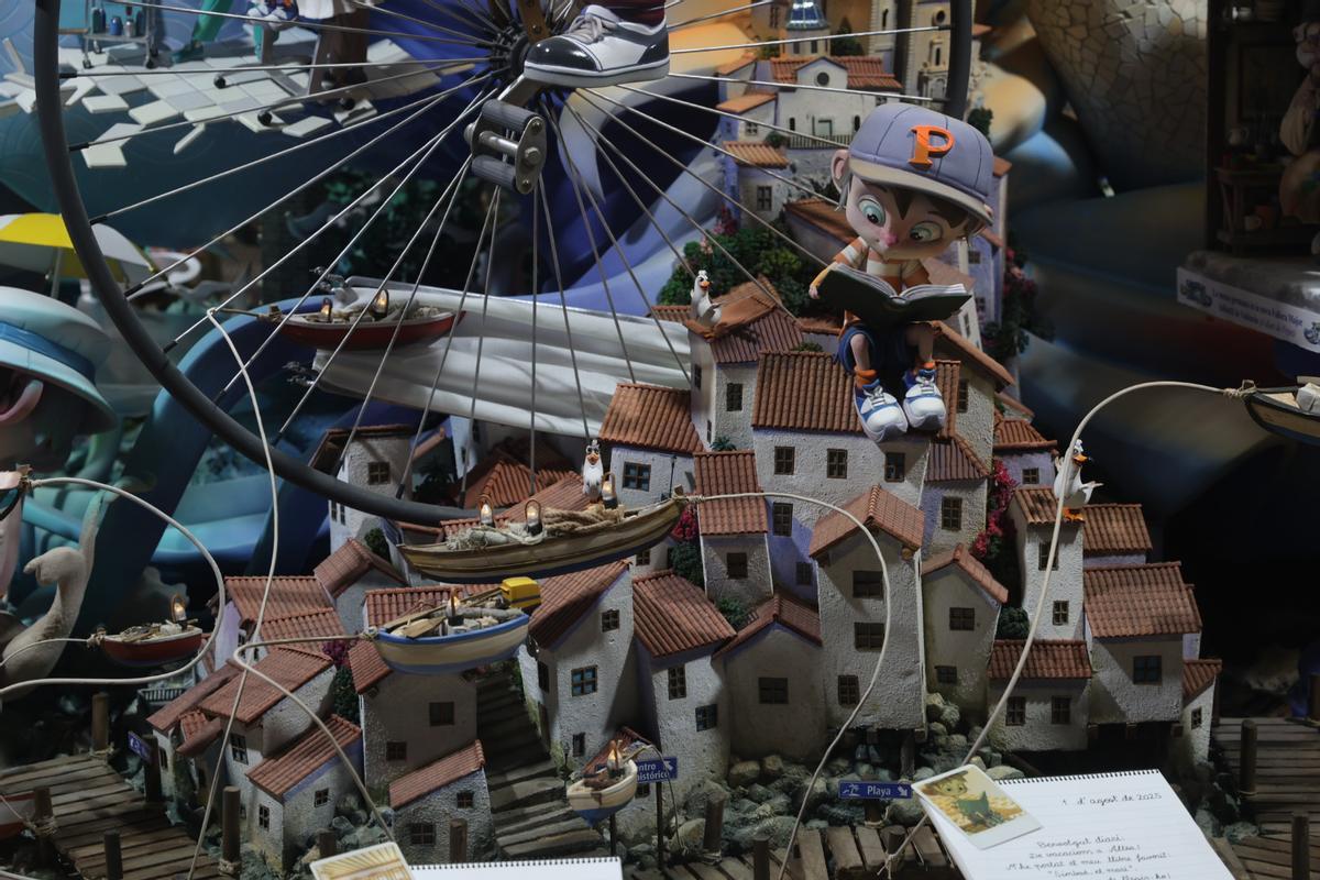 Recorrido por la falla infantil Espartero-Ramón y Cajal, ganadora del Ninot Indultat Infantil 2026