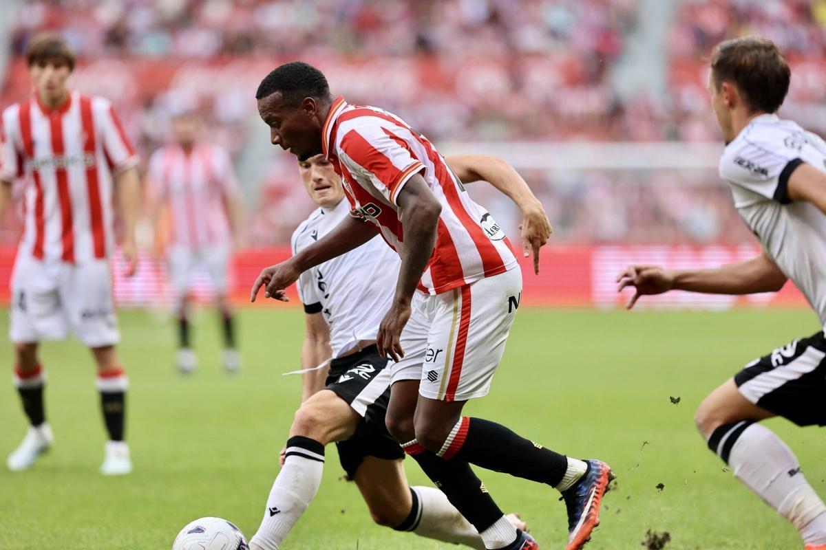 Así fue el partido entre el Sporting y el Burgos Así fue el partido entre el Sporting y el Burgos