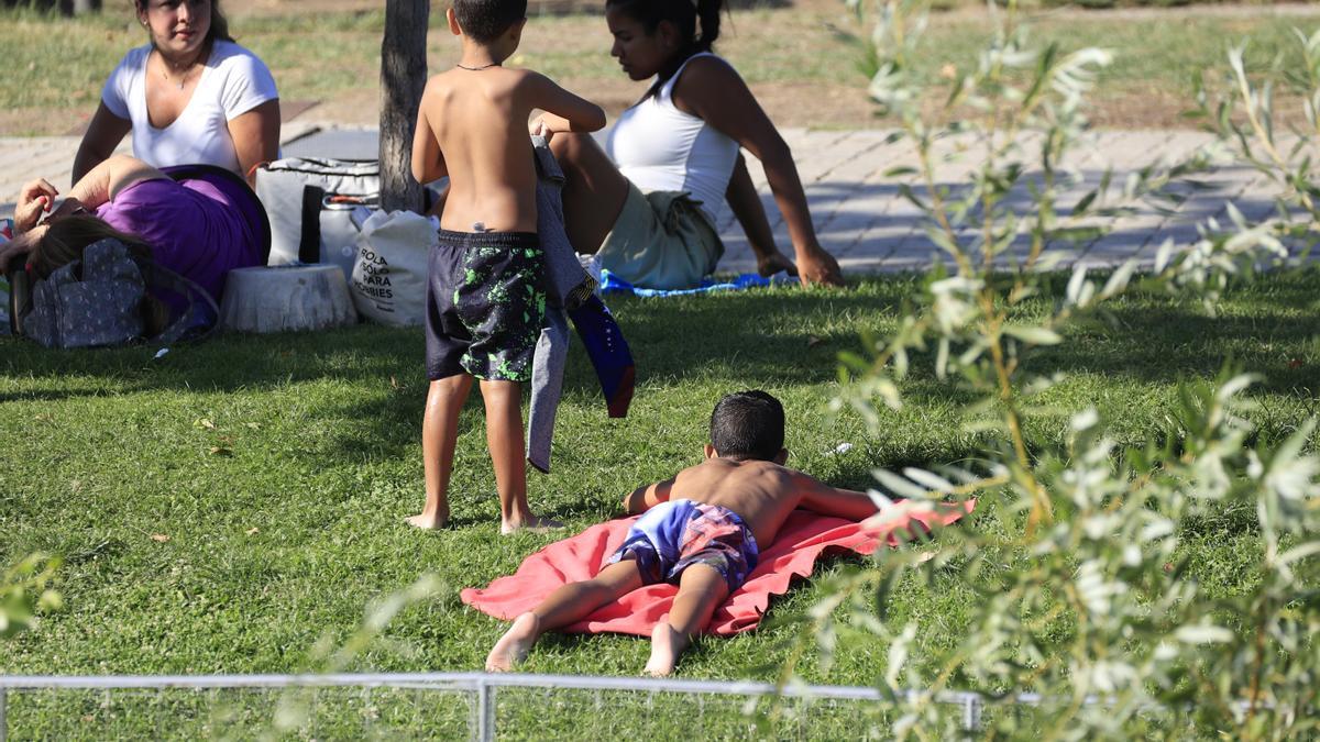 Ola de calor en Madrid