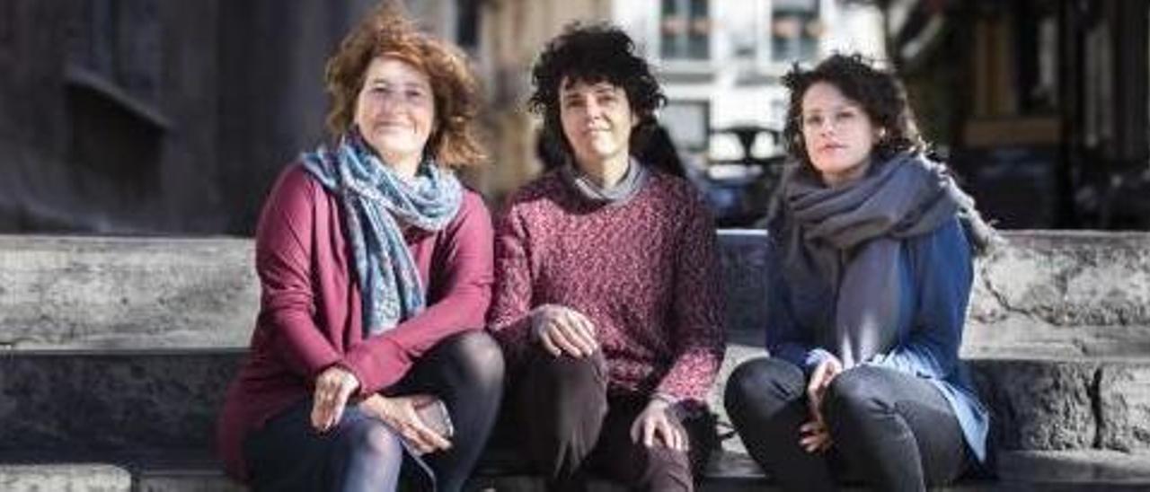 Mila Font, Andrea Blas y Luisa Suárez, cooperantes de MSF en zonas de conflicto.