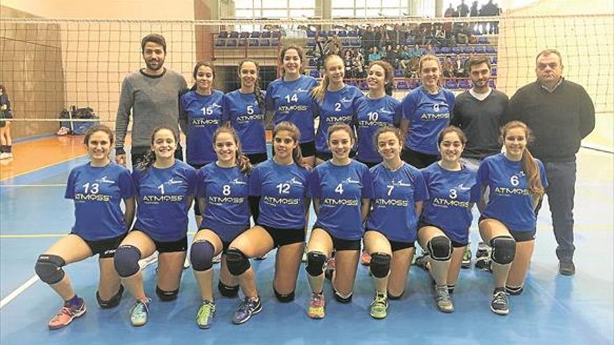 El Atmoss Adecor obtiene el título en la liga cadete femenina de voley