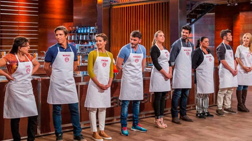 Los concursante de &#039;Masterchef Celebrity&#039;.