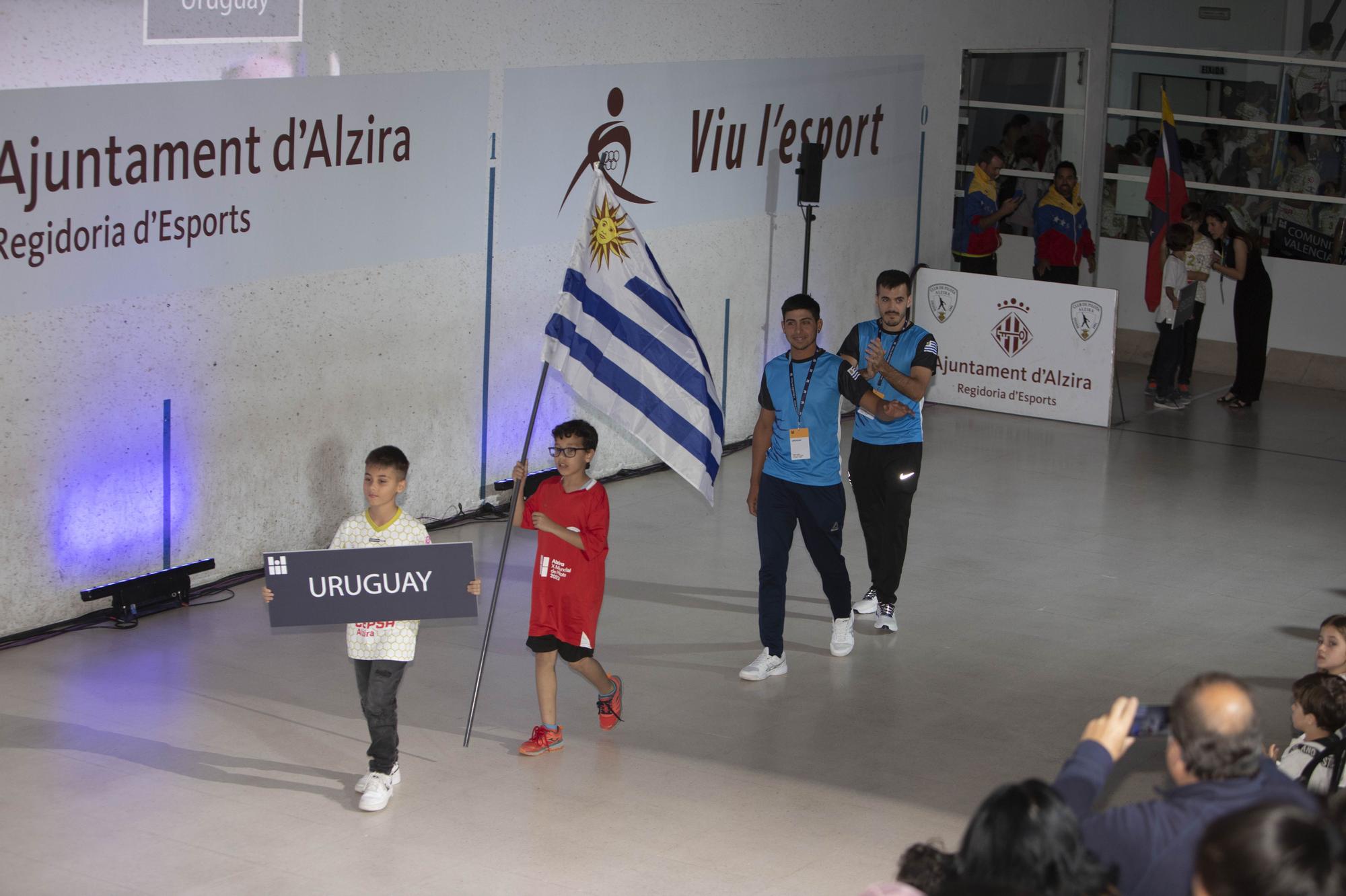 Las mejores imágenes de la gala inaugural del Mundial de Pilota de Alzira