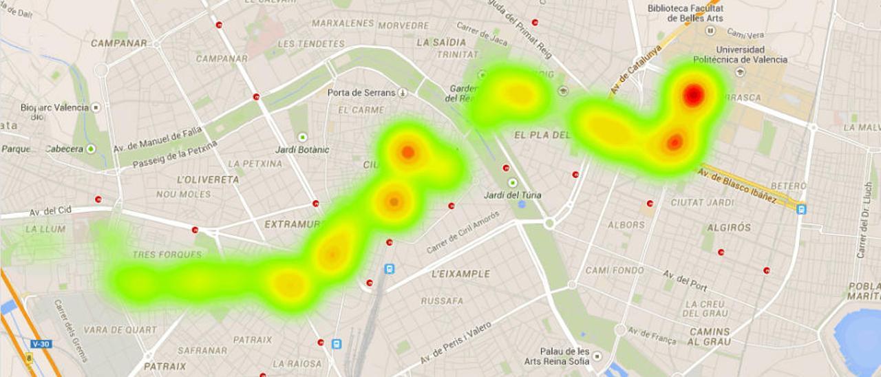 La línea Universitats-La Llum, una de las primeras analizadas con &#039;Smart Steps&#039;