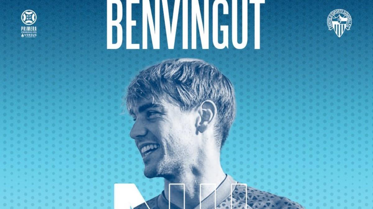 Nil Ruiz, nuevo portero del Sabadell