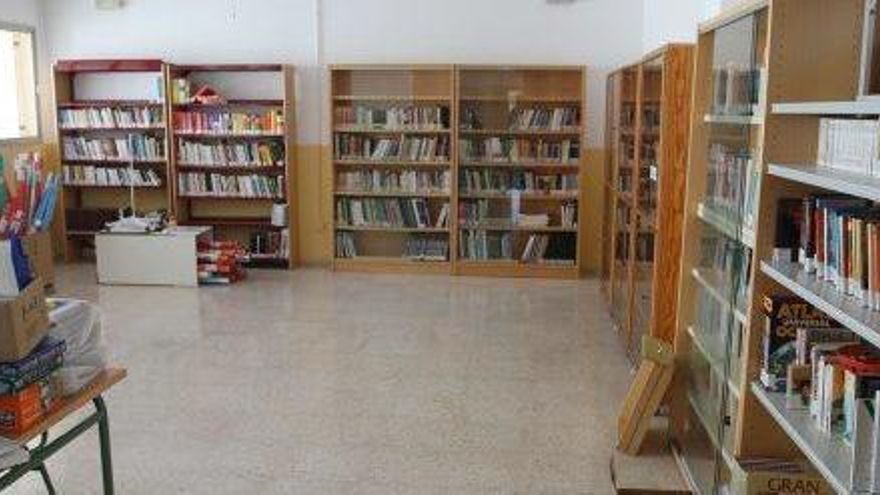 Imagen de archivo de la biblioteca de la Escola d&#039;Adults d&#039;Eivissa.