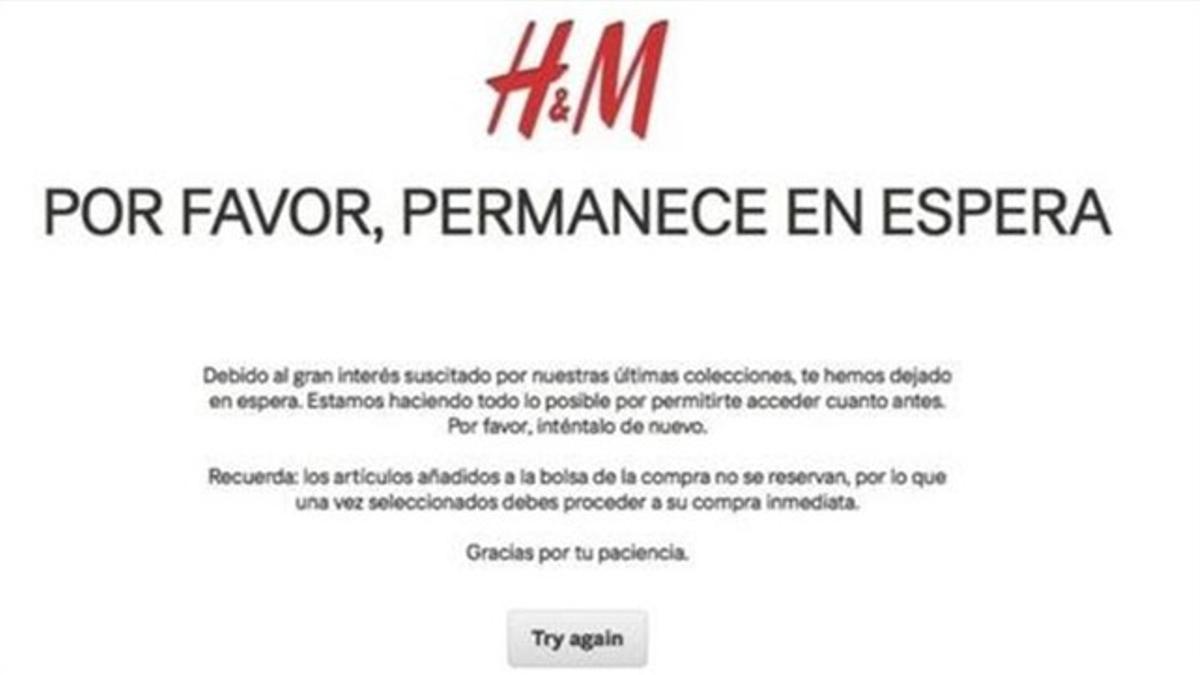 La web de H M colapsada con el lanzamiento de Balmain