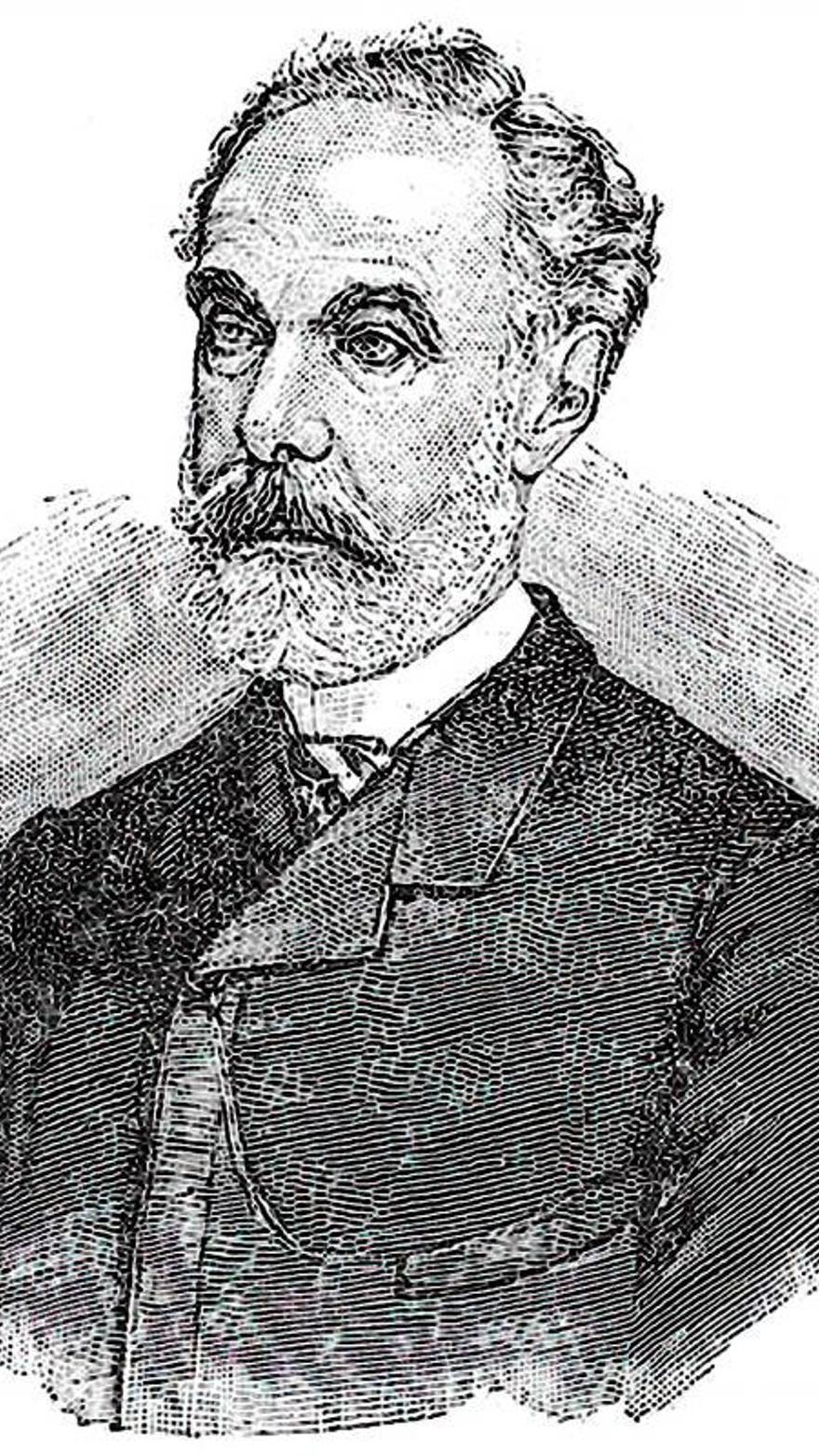 Retrato-caricatura de Marcial Valladares (1821-1903). |  FOTO: AQUIIVO FARO