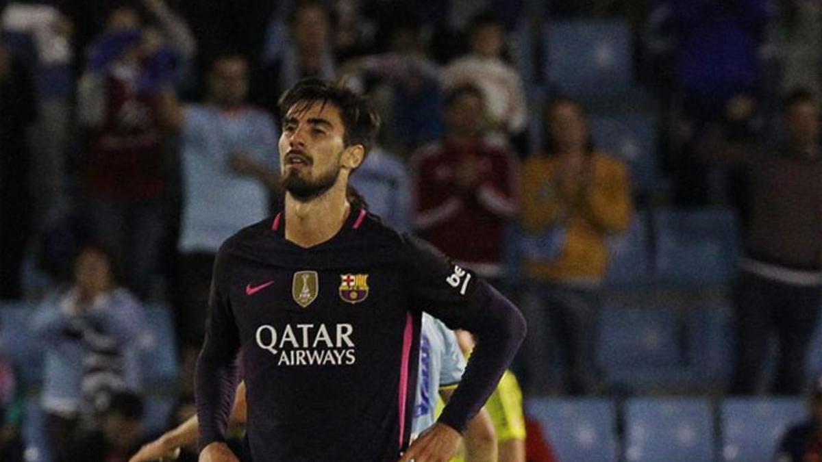 André Gomes envió un balón al travesaño