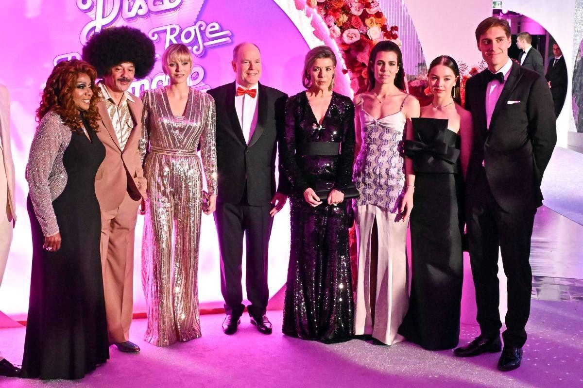 La familia real de Mónaco en el Baile de la Rosa 2024