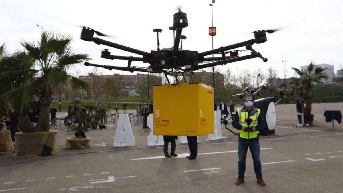 Zaragoza se convierte en el primer laboratorio urbano de drones de Europa