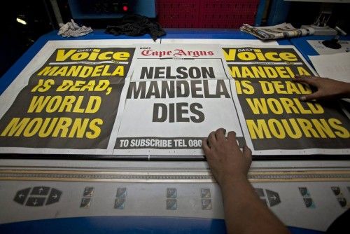 El mundo llora la muerte de Nelson Mandela