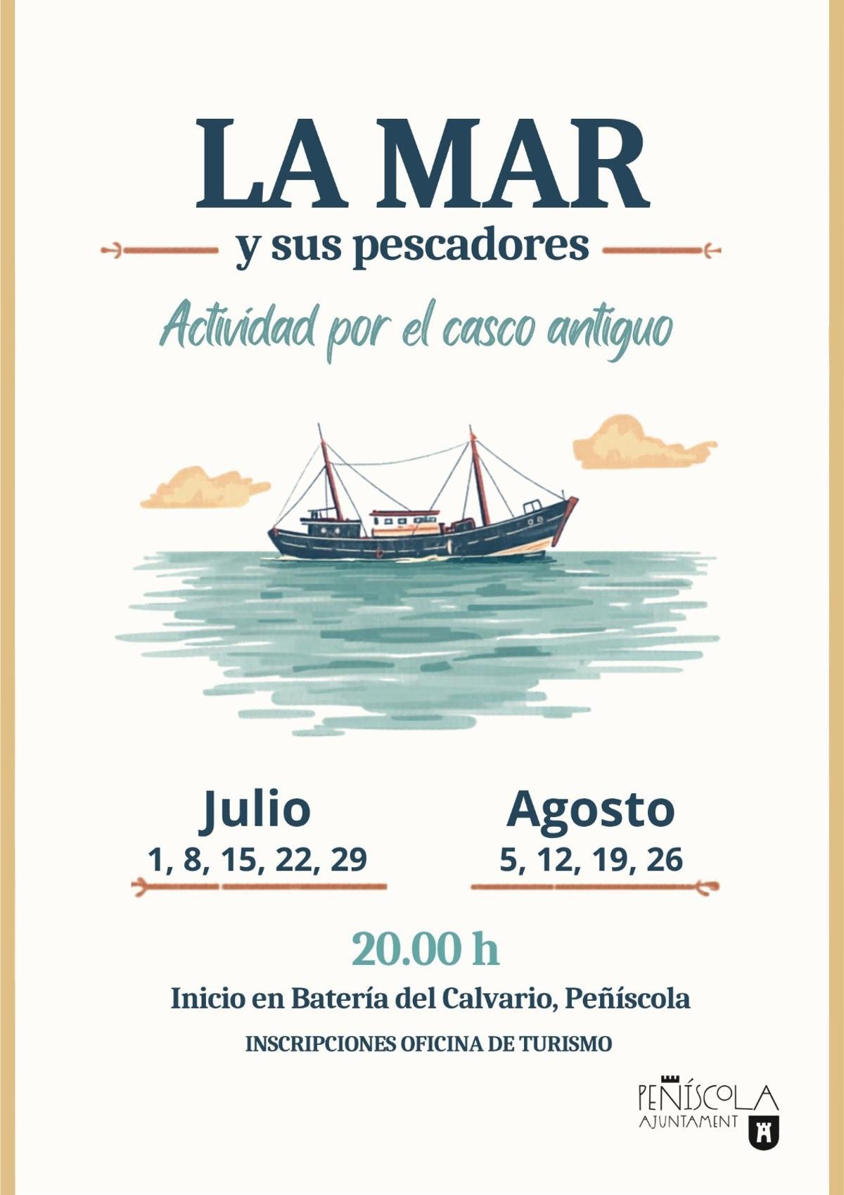 Cartel de las visitas guiadas de este año.