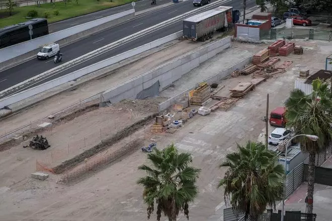 Los túneles de la metroguagua en Santa Catalina se retrasan hasta 2024