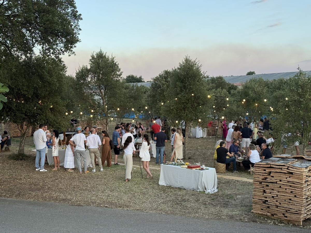 L'espai on es va celebrar l'esdeveniment, a la finca familiar De Maria Taps.