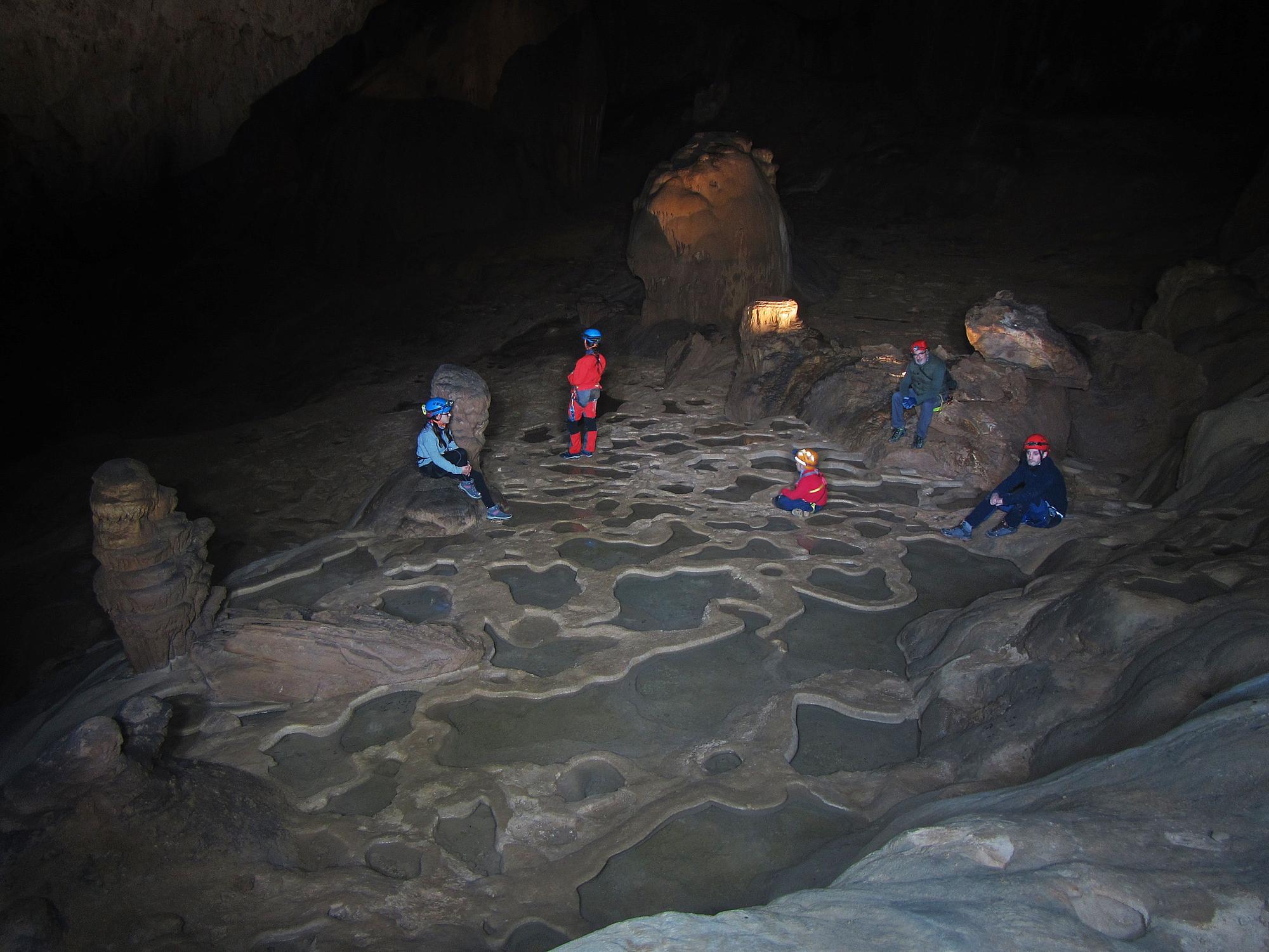 La sala des Gegants, en la Cova de sa Campana, la más profunda de la isla