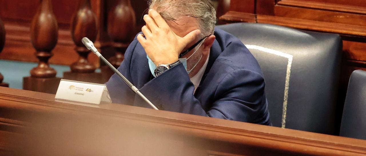 Pleno en el Parlamento de Canarias | 10/11/2021 | 10/11/2021 | Fotógrafo: María Pisaca Gámez