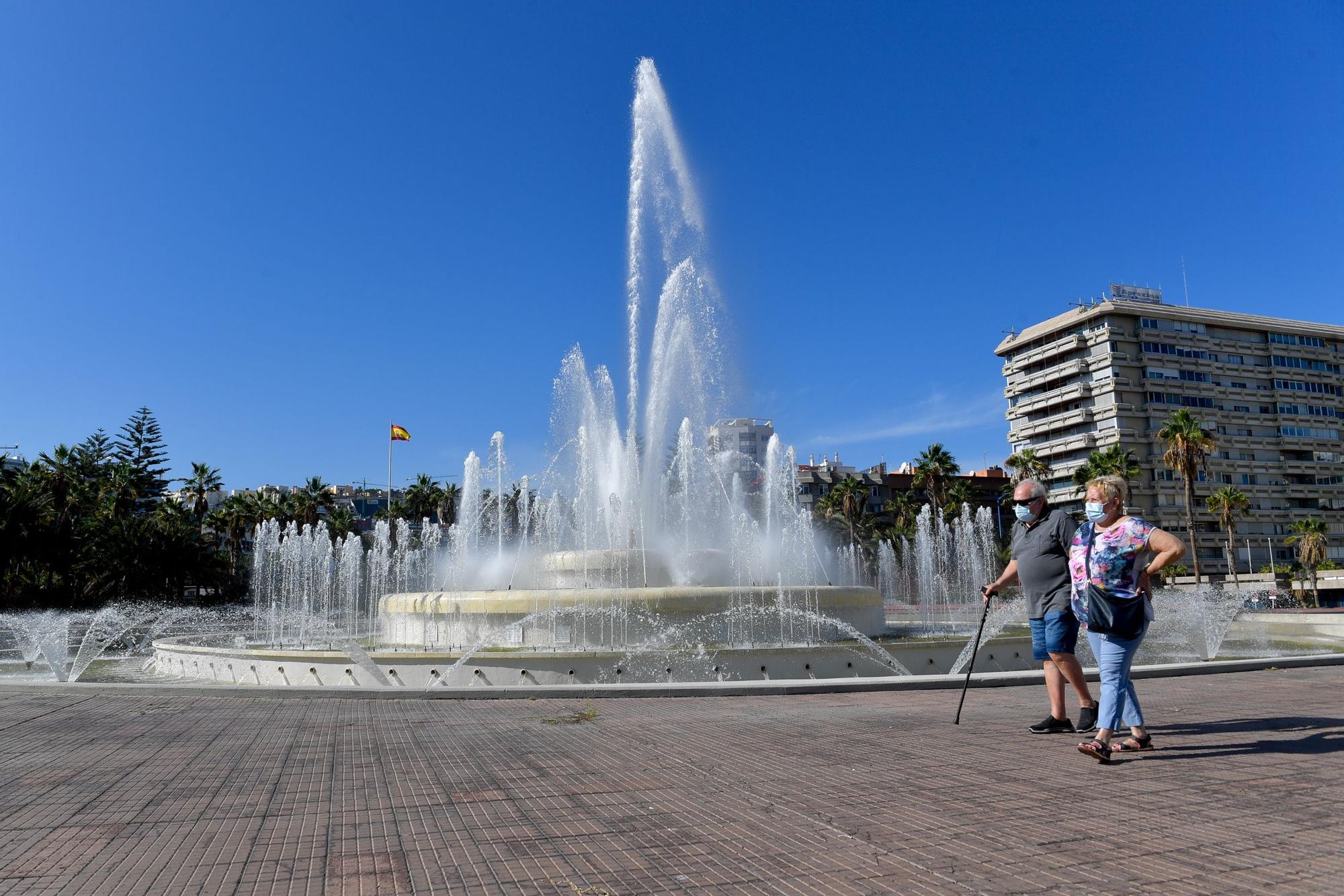 La Fuente Luminosa vuelve a funcionar