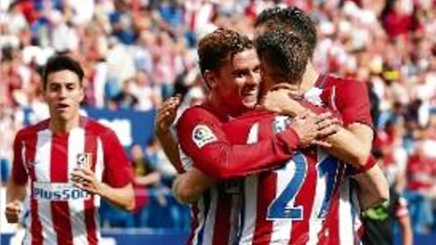 Griezmann, amb dues dianes, va ser un dels més destacats de l&#039;Atlètic.