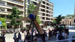 Protesta a Girona contra els macroprojectes energètics que «amenacen» el territori