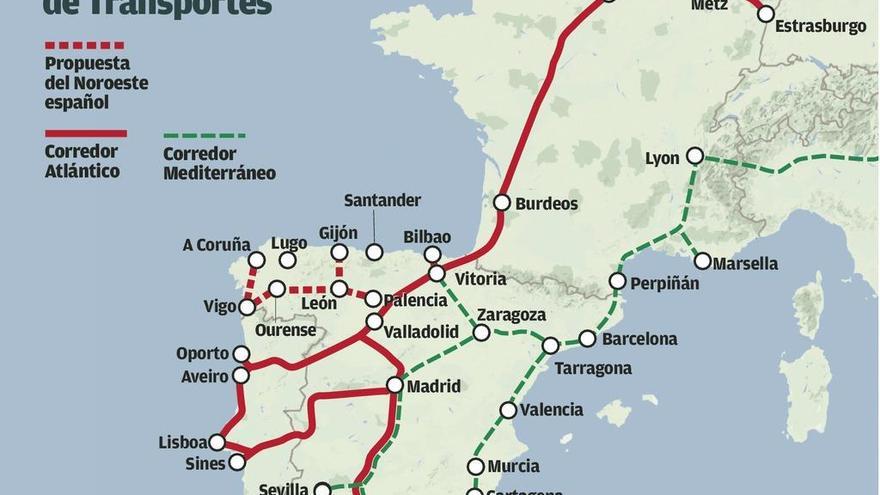 Bruselas incluye al fin a Galicia en el Corredor Atlántico para optar a los fondos en 2021
