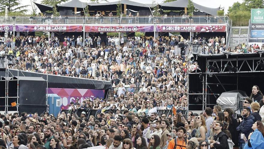 Más de 1.300 personas trabajan para el arranque en días del festival O Son do Camiño en Santiago que contará con más zonas de comida y baños
