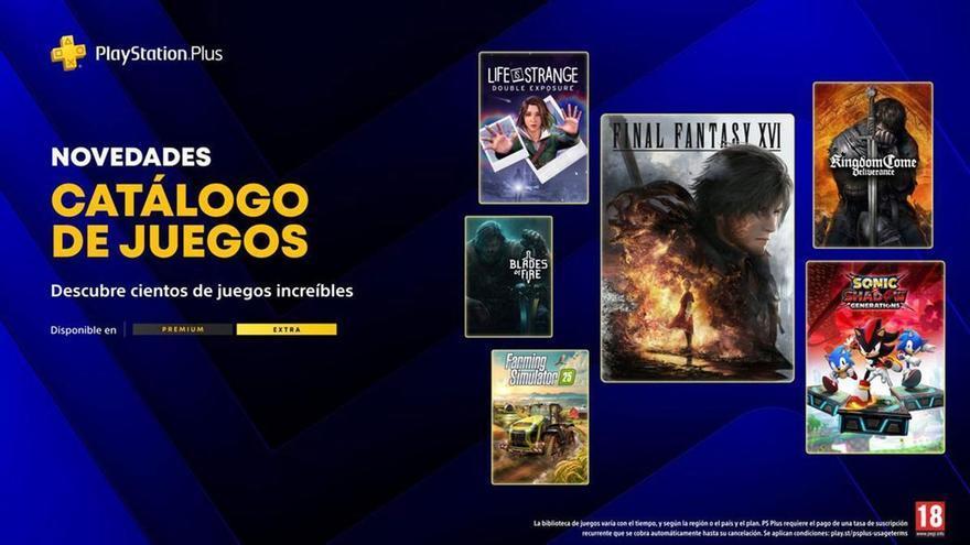 El catálogo de PS Plus Extra y Premium recibirá en junio sie