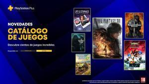 Catálogo de PS Plus.