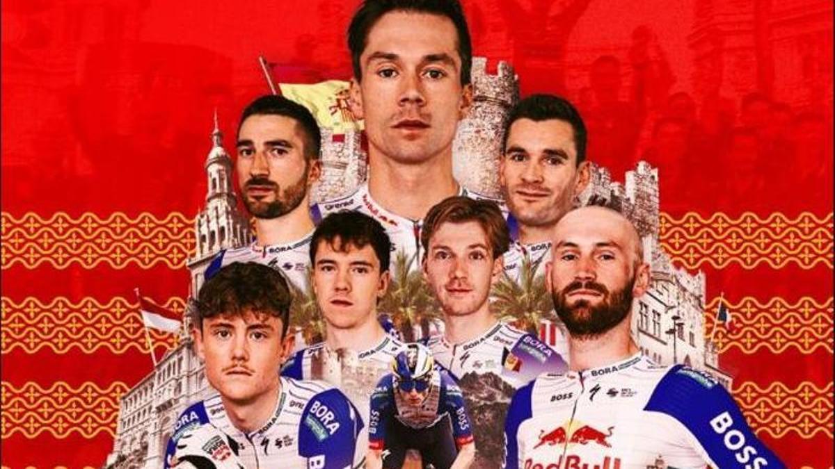 Primoz Roglic, líder del Red Bull – BORA – hansgrohe para La Vuelta.
