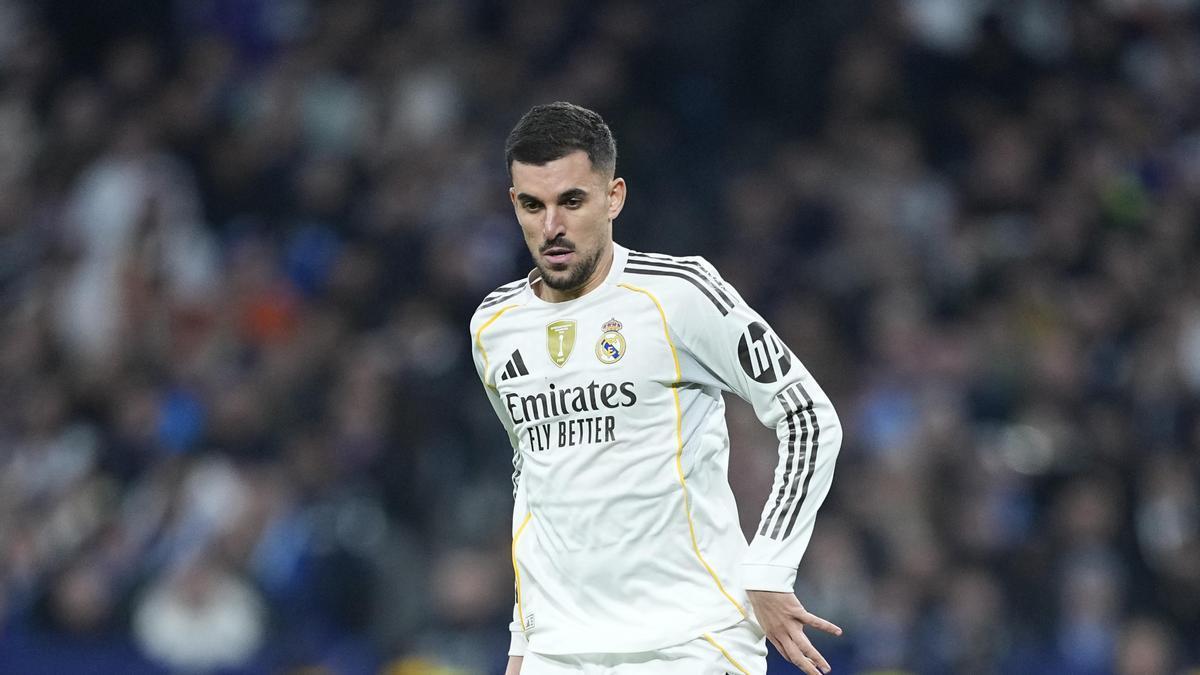Dani Ceballos, durante el Real Madrid - Manchester City de liguilla de Uefa Champions League en el Santiago Bernabéu