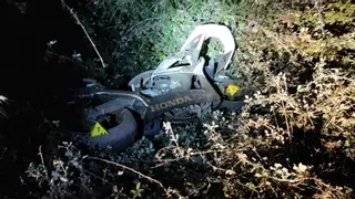 Muere un motorista de 38 años tras salirse de la vía en Oímbra