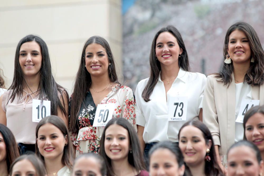 La aspirantes a fallera mayor de València visitan el IVAM