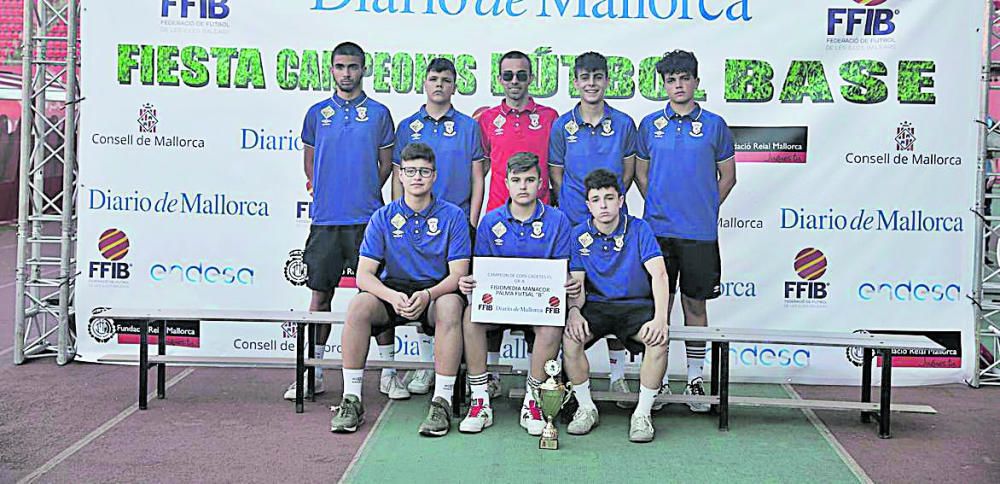 CAMPEÓN FÚTBOL SALA: Fisiomedia Manacor Palma Futsal C. Cadete Copa B