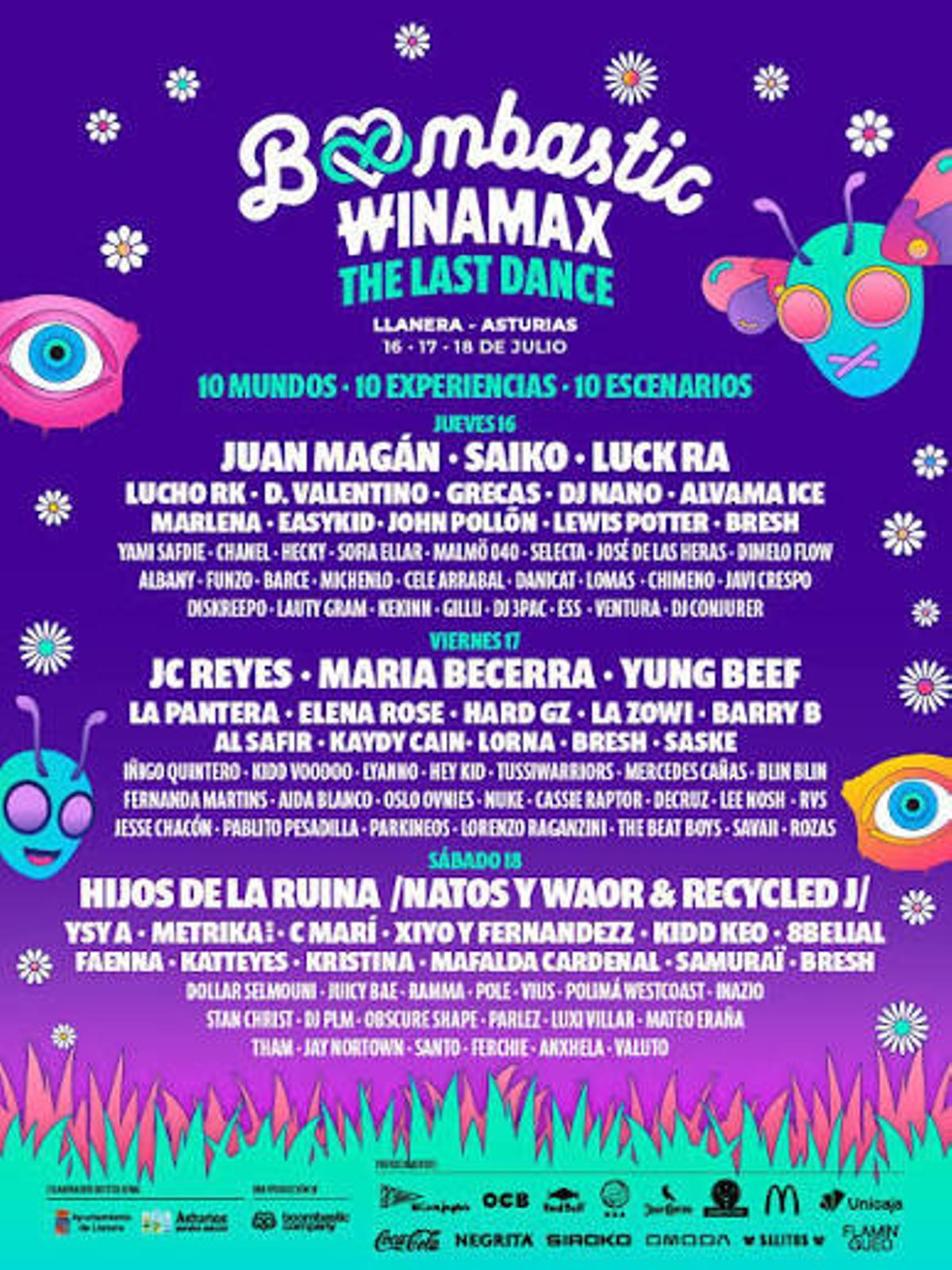 El cartel del Boombastic 2026