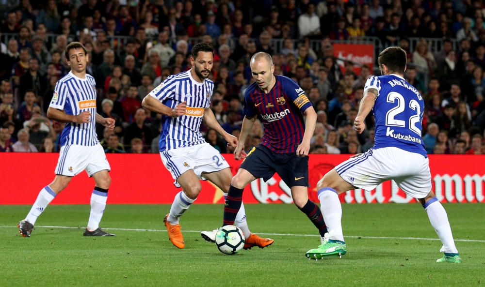 Les imatges del Barça-Reial Societat (1-0) - Comiat Andrés Iniesta