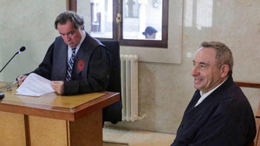 Pere Barceló durante el juicio celebrado hoy.