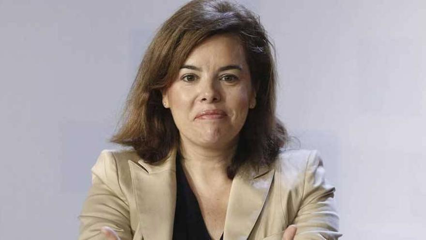 Sáenz de Santamaría niega que el PP negociara con Bárcenas