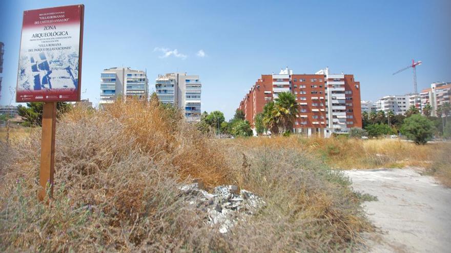 Imagen tomada este lunes en el yacimiento, ubicado en la avenida Miriam Blasco