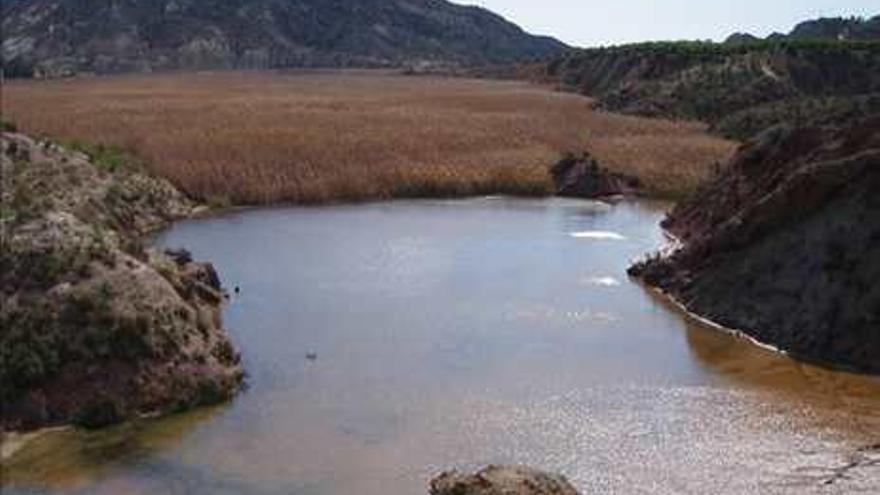 El Pantano del río Vinalopó en la ruta que va de Aspe a Elche.