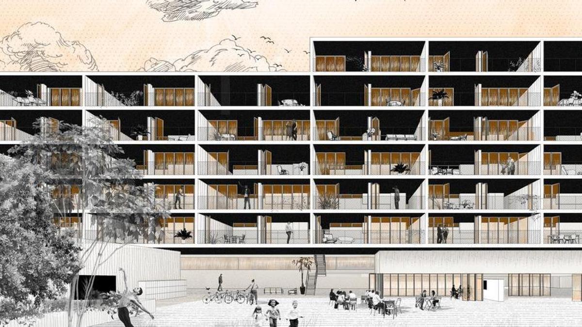 Un ejemplo de las viviendas promovidas por la Generalitat.