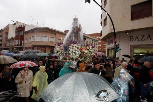 Llegada de la Fuensanta a Murcia