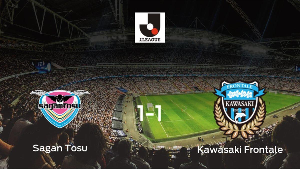 El Kawasaki Frontale logra un empate a uno frente al Sagan Tosu