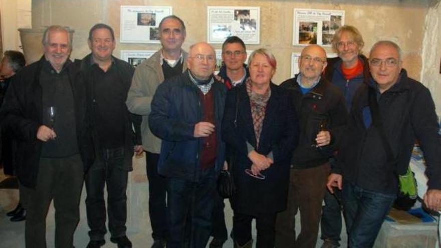 Foto de familia durante la gala de la revista ´Cap Vermell´.