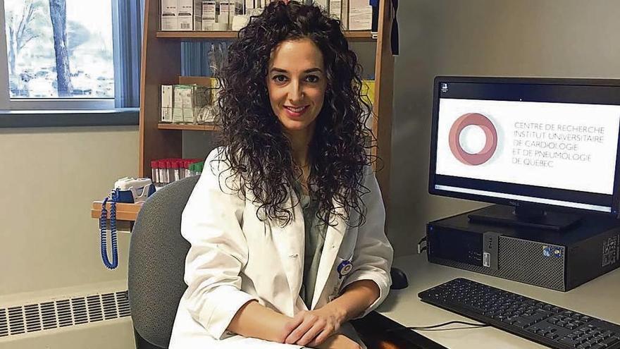 Tania Rodríguez Gabella, en su despacho del hospital donde trabaja.