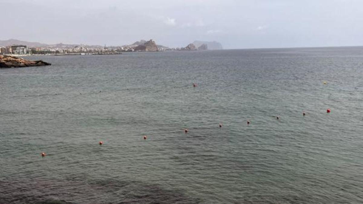 Las dos nuevas líneas de vida de la playa de Matalentisco.