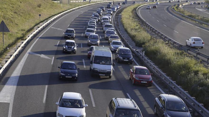 Imagen de una carretera durante la operación retorno.